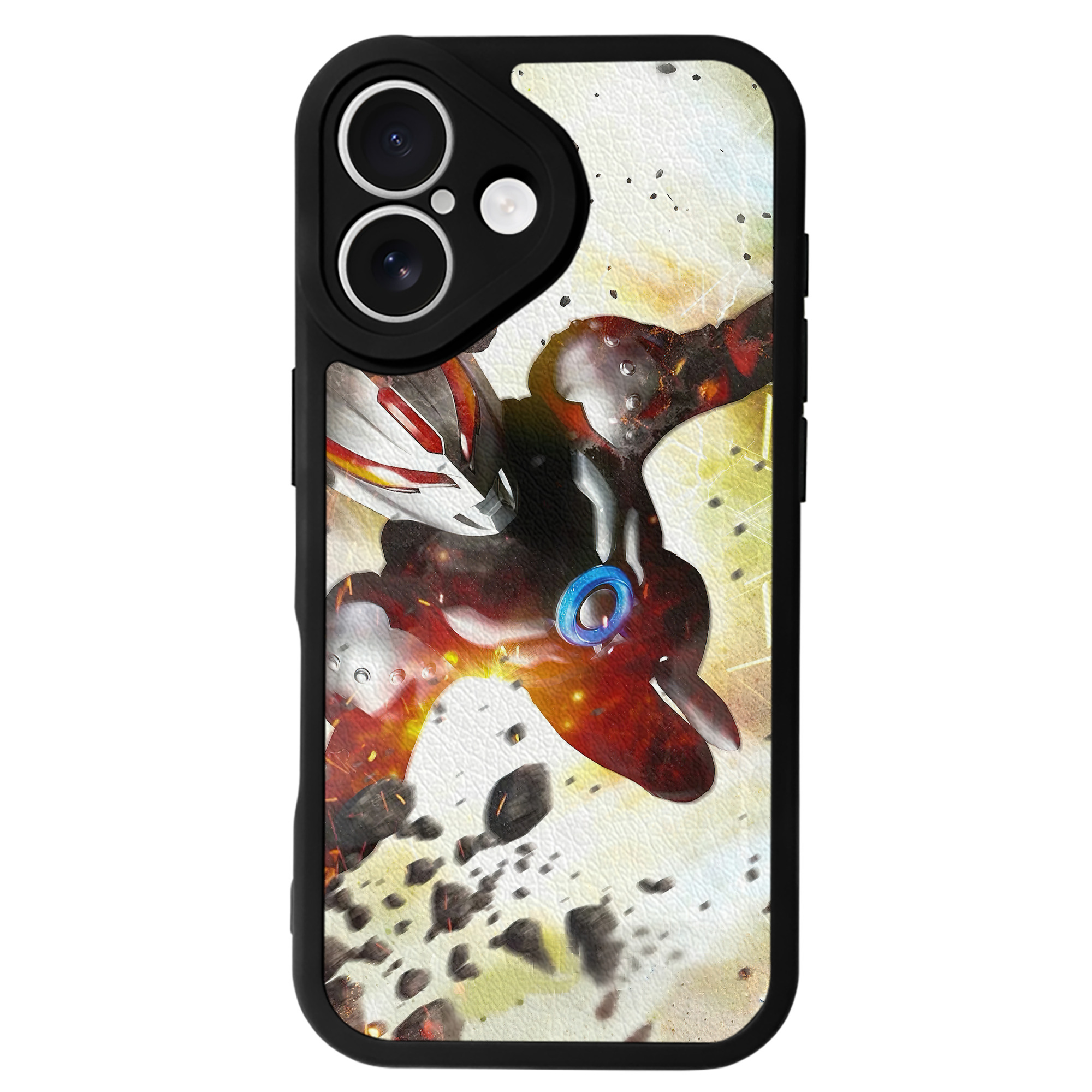 （画像用） ウルトラマン Ultraman 【iPhone 16シリーズ対応】シリコンスマホケース（レザー調） 材質：シリコン